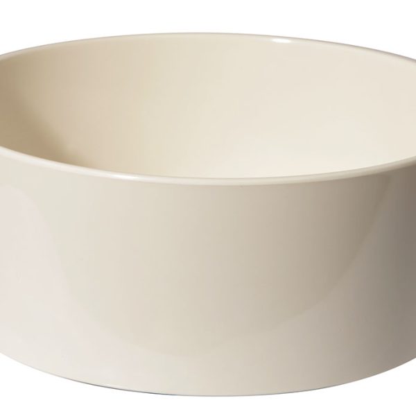 Bowl Melamine Small Animal Medium 17cm Dia X 7cm H White