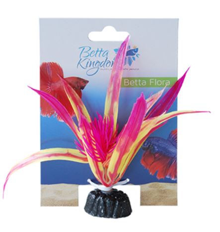Betta Plant Flora Design - PINK/YELLOW
