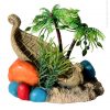 Ship Wreck With Palm Tree Ornament