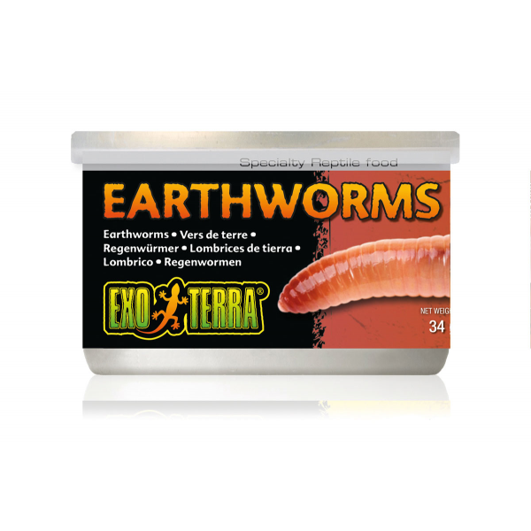 Exo Terra Canned Earthworms - 34gm
