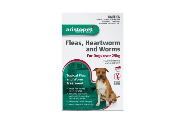Aristopet Spot Treatment Dog Over 25kg - 3 Pack