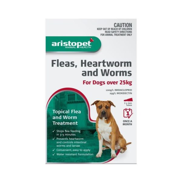 Aristopet Spot Treatment Dog Over 25kg - 3 Pack