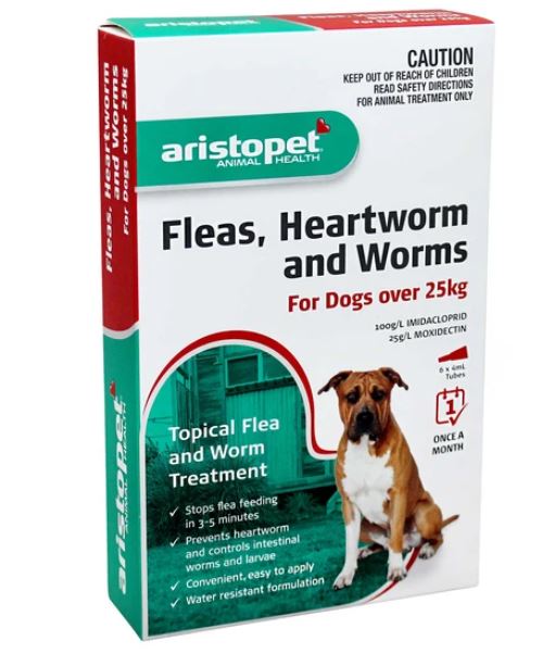 Aristopet Spot Treatment Dog Over 25kg - 6 Pack