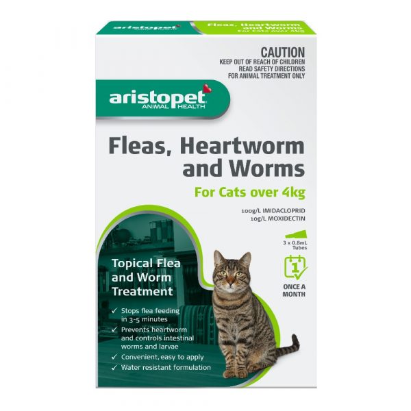 Aristopet Spot Treatment Cat Over 4kg - 3 Pack