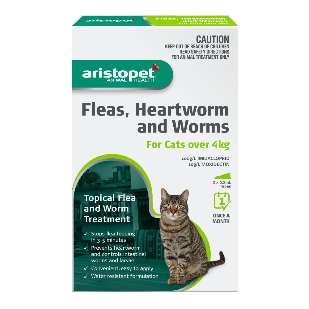 Aristopet Spot Treatment Cat Over 4kg - 3 Pack