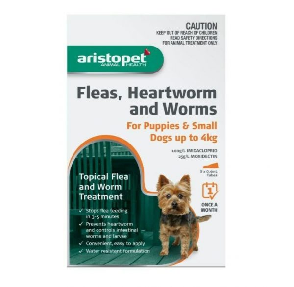 Aristopet Spot Treatment Puppy/Small Breed Up To 4kg - 3 Pack