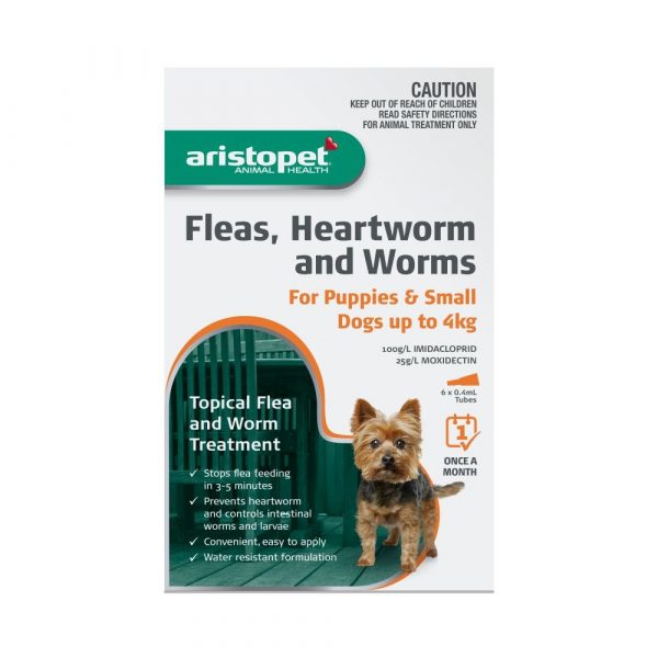 Aristopet Spot Treatment Puppy/Small Breed Up To 4kg - 6 Pack