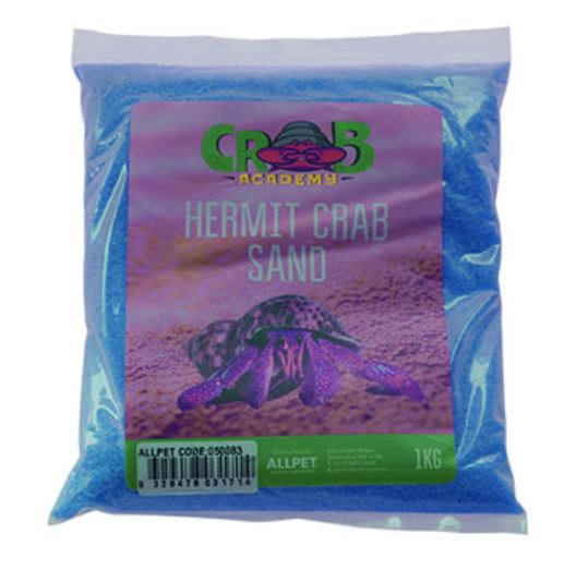 Hermit Crab Sand - 1kg BLUE