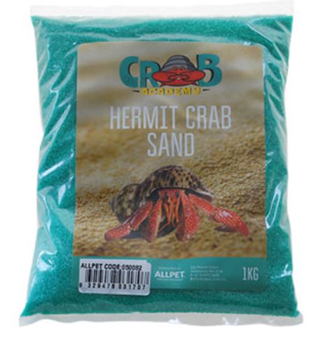 Hermit Crab Sand - 1kg GREEN