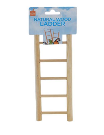 Avian Care Bird Ladder Wood - 5 step