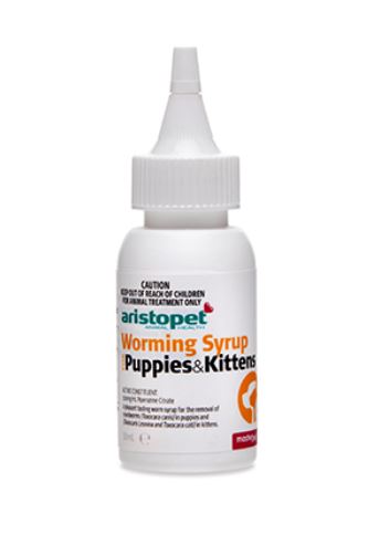Aristopet Puppy & Kitten Worming Syrup - 50ml