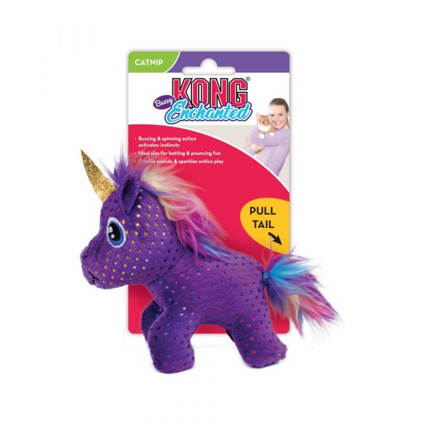 KONG Enchanted Buzzy Unicorn