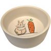 Frost Rabbit & Carrot Ceramic Bowl 13.5cm