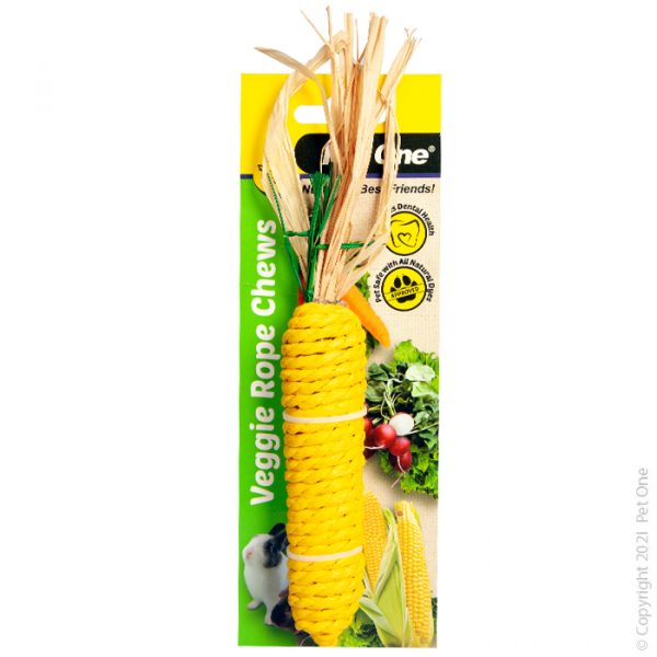 Veggie Rope Chew for Small Animals Corn