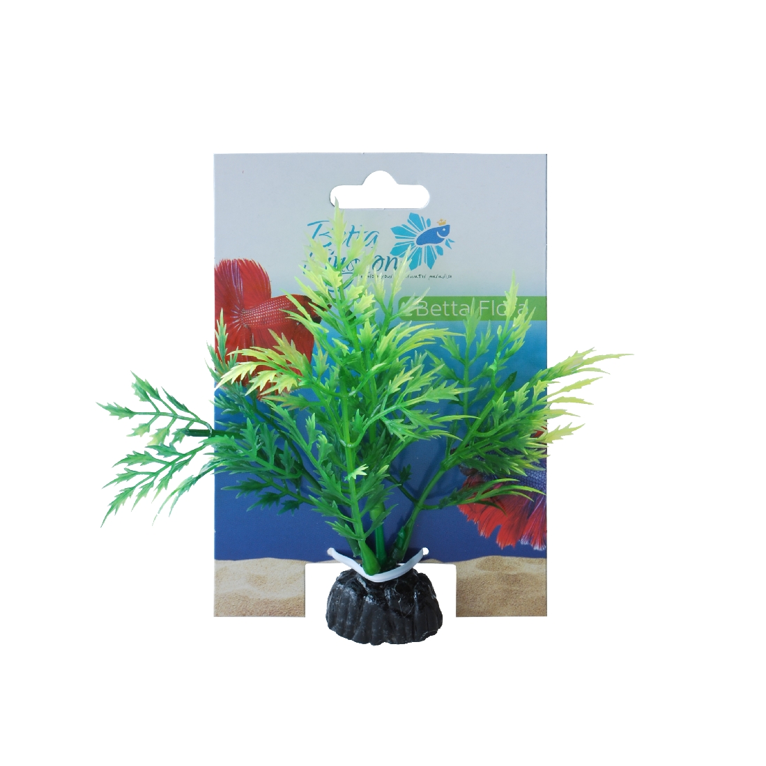 Betta Plant Flora Design Green Yellow
