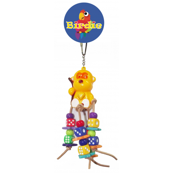 Birdie Medium Plastic Toy With Dices