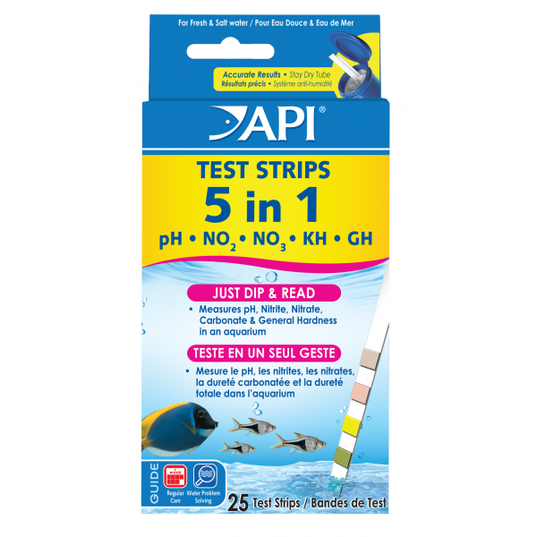 API Quick Testing Strips 5 in 1 25 pack