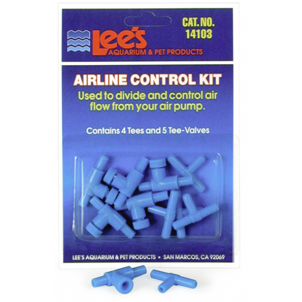Lee's Airline Control Kit (4 x T's & 5 x Control Valves)