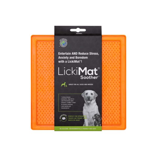 LICKIMAT CLASSIC SOOTHER - ORANGE