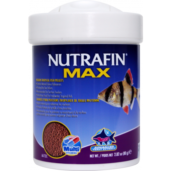 Nutrafin Max Medium Tropical Pellets 80gm