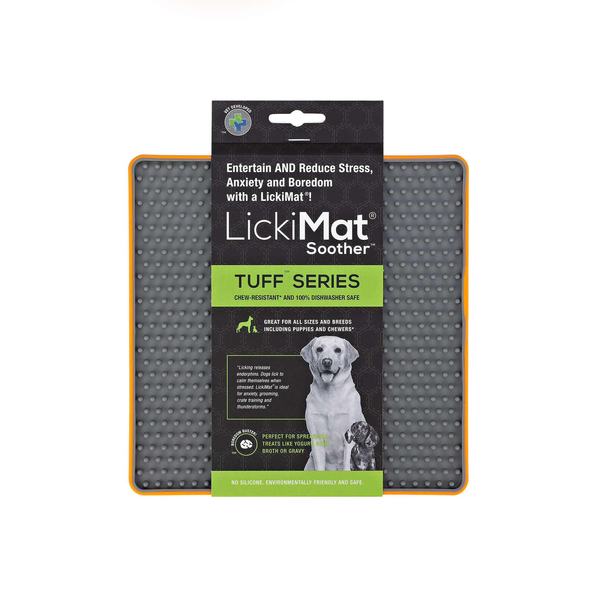LICKIMAT TUFF SOOTHER - ORANGE