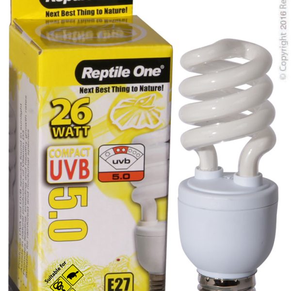 Compact UVB Bulb 26W UVB 5.0 E27 Fitting