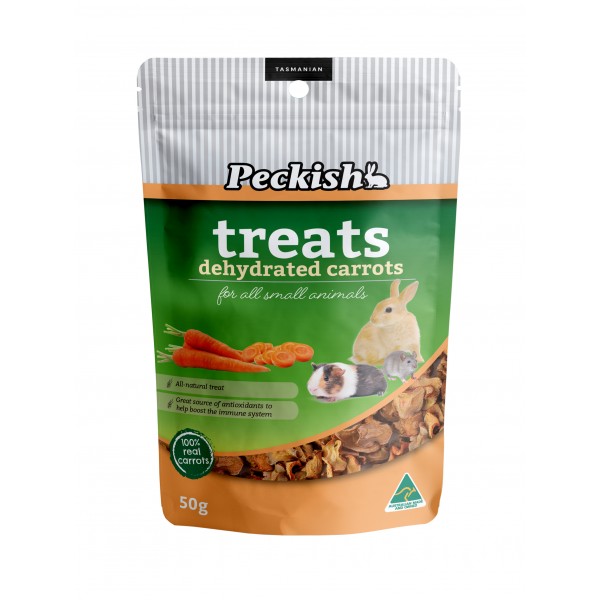 Peckish Treat Dehydrated Carrots 50gm