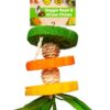 Veggie Rope and Straw Chew Hanging Hula 19cm