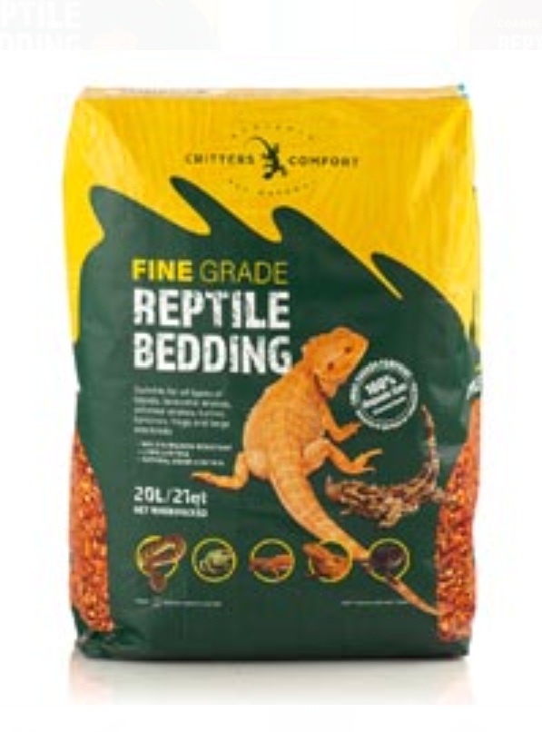 Critters Comfort Reptile Bedding Fine 20L